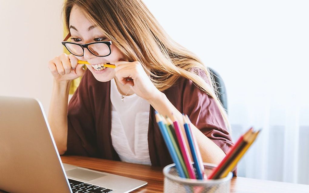 Vanwege het coronavirus worden alle tentamens van de universiteit online afgenomen. beeld Unsplash