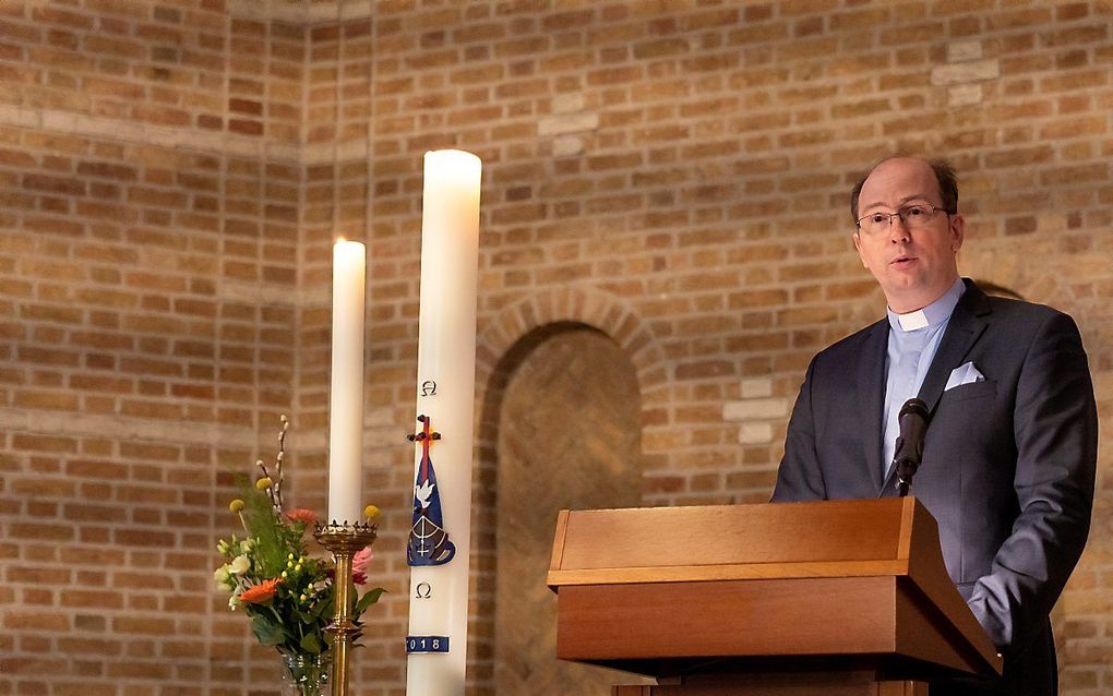 Dr. Martin van Wijngaarden wordt onderzoeker aan de nieuwe onderzoeksplaats naar luthers erfgoed aan de Vrije Universiteit. beeld Marjo Dekker