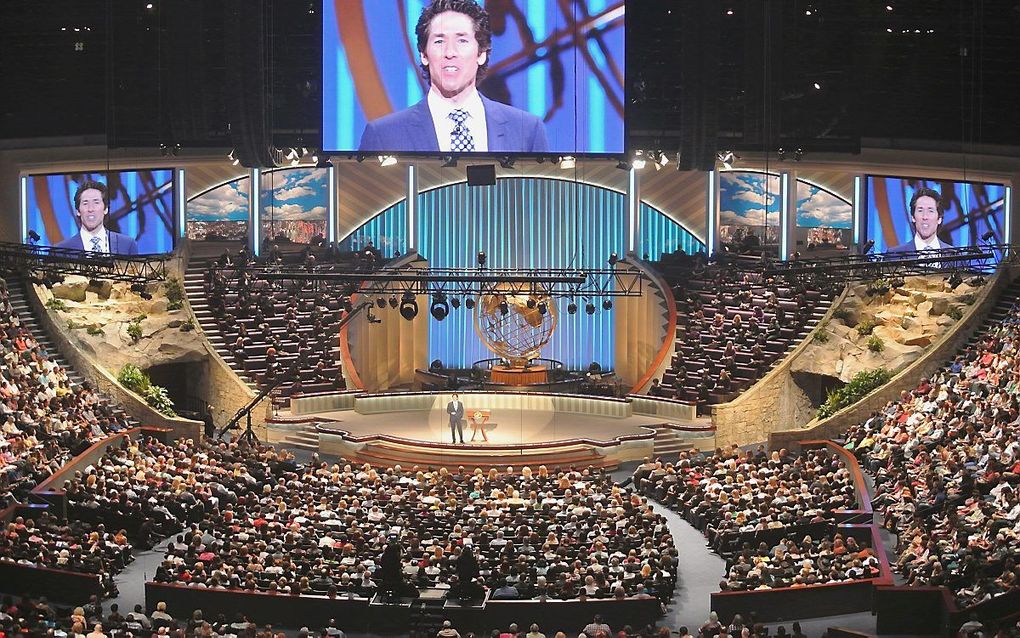 Lakewood Church in Houston. beeld Cathedrals.info