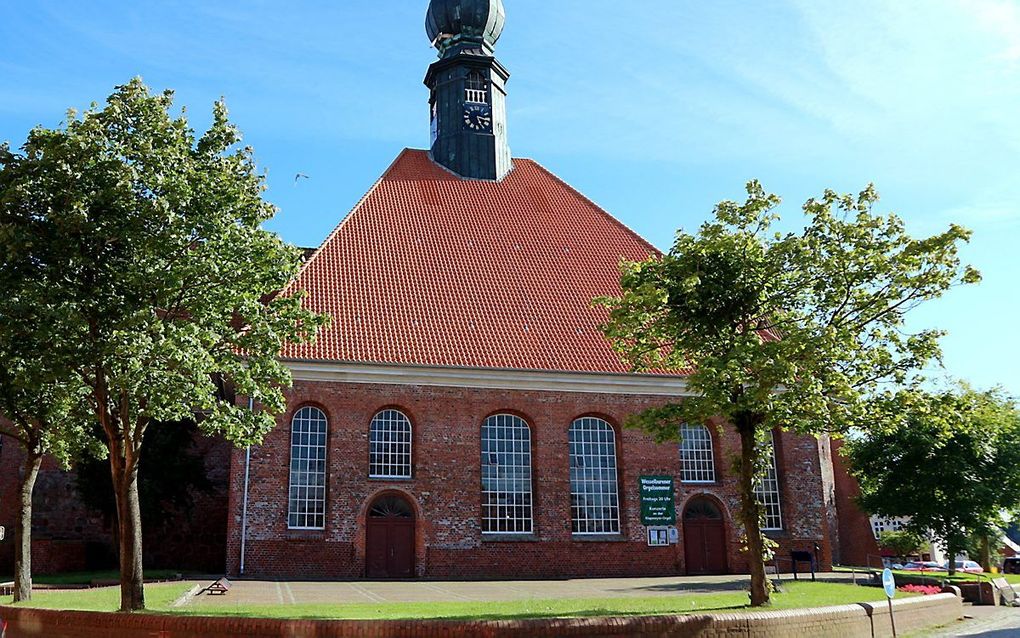 Kerk van Wesselburen. beeld Tourismusverein