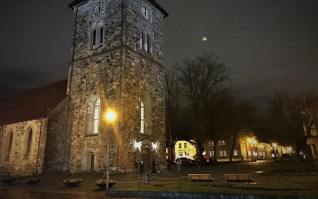 De Vår Frue kirke in Trondheim, Noorwegen. beeld RD