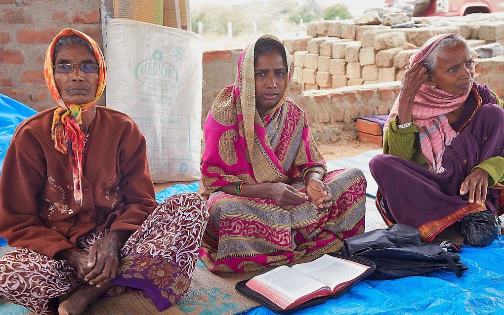 Christenen in India. beeld Jaco Klamer