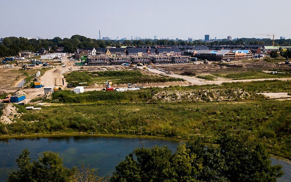 Woonwijk in aanbouw in Vleuten, provincie Utrecht. beeld ANP, Sem van der Wal