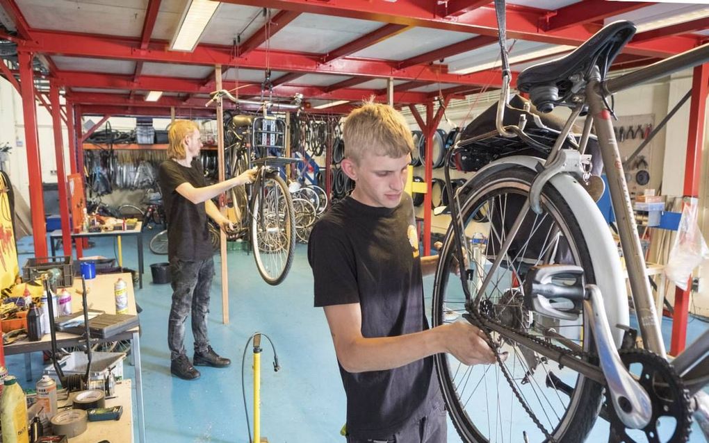 Waar een oude fiets nog lang geen oud ijzer is