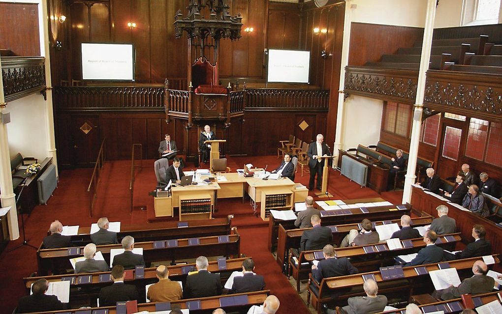 Synode van de Free Church of Scotland in 2010. beeld RD