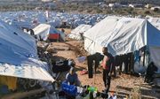 Vluchtelingenkamp op Lesbos. beeld AFP, Anthi PAZIANOU