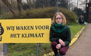 Klimaatwaker Rozemarijn van 't Einde bij het Catshuis in Den Haag. beeld RD