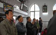Kerk in Nood (ACN) schenkt in de vijftiende editie van het rapport Vrijheid van Godsdienst Wereldwijd specifieke aandacht aan onder meer de schendingen van godsdienstvrijheid in China. beeld AFP, Jade Gao