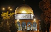 Onrust in Jeruzalem, vrijdagnacht. beeld AFP, Ahmad GHARABLI