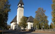 De lutherse kerk in het Zweedse Burtrask. beeld RD
