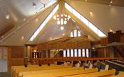 De synode van de Oud Gereformeerde Gemeenten in Nederland kwam woensdag samen in de kerk te Barneveld. beeld RD