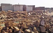 Een in 2013 door de Sudanese overheid verwoeste presbyteriaanse kerk in de omgeving van Khartoem. beeld Morning Star News