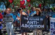 Anti-abortusdemonstranten in Texas eerder dit jaar. beeld AFP, Sergio Flores