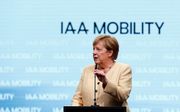 De Duitse bondskanselier Angela Merkel. beeld AFP, Michaela Rehle