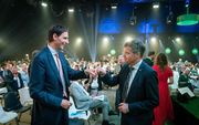 CDA-leider Hoekstra en oud-premier Balkenende. beeld ANP, Bart Maat