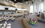 Het nieuwe kerkgebouw van christelijke gemeente De Wegwijzer is zaterdag op feestelijke wijze geopend. Het Missie Centrum is multifunctioneel en kostte zo’n 2,3 miljoen euro.  beeld RD, Anton Dommerholt