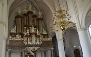 Dankzij de restauratie door Flentrop Orgelbouw heeft het orgel in de Martinikerk in Bolsward aan zeggingskracht gewonnen, volgens adviseur Aart Bergwerff. beeld RD, Gert de Looze