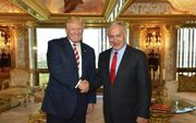 De Israëlische premier Netanyahu met Donald Trump, september 2016, in New York. beeld EPA, Kobi Gideon