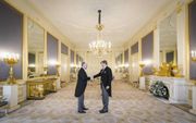 Koning Willem-Alexander beëdigde vorig maand in Paleis Noordeinde in Den Haag Brok als nieuwe commissaris van de Koning in Friesland. beeld ANP, Bart Maat