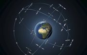 Het Galileonetwerk moet uiteindelijk uit 30 satellieten bestaan. beeld ESA/P. Carril