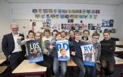 Leerlingen van groep 8 van de Ruitenbeekschool in Lunteren houden zelf verkiezingen.