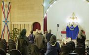 Dienst in een Assyrische kerk in Teheran.            beeld Jaco Klamer