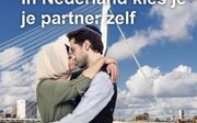Een van de billboards in Rotterdam die de vinger legt bij huwelijksdwang. beeld gemeente Rotterdam