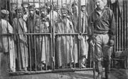 Gevangenen in een strafkamp in Siberië, ca. 1903. beeld Wikimedia