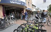 In de zomer is het topdrukte bij fietsverhuur Van der Linde in De Cocksdorp. Op het eiland rijden tussen de 10.000 en 15.000 huurfietsen rond. beeld RD, Anton Dommerholt