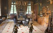De stijlkamer van koning Willem III is nog geheel in oude luister. beeld RD, Henk Visscher