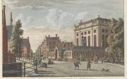 De Portugese synagoge te Amsterdam, waar Hanna en Isaäc in 1821 trouwden (gravure van Carel Frederik Bendorp naar Jan Bulthuis).  beeld Rijksmuseum