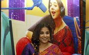De Indiase actrice Vidya Balan deze week in Bombay.  beeld AFP