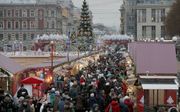Kerstmarkt in Sint-Petersburg, afgelopen woensdag. beeld EPA, Anatoly Maltsev
