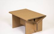 The Cardboard Coffee Table.  beeld chairigami.com