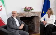 EU-buitenlandchef Mogherini overlegt met de Iraanse minister Zarif over de atoomdeal met Teheran. beeld AFP