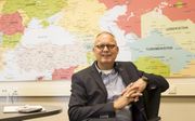 Henk van Hierden uit Putten bouwt relatie op met bedrijven om fondsen te werven voor ontwikkelingshulp in Oost-Europa en Eurazië. beeld RD, Anton Dommerholt