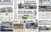 Italiaanse media gingen woensdag al direct in op de schuldvraag.  beeld RD