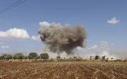 Bombardementen vormen begin van drama in Idlib. beeld AFP