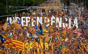 Op de ‘nationale’ feestdag van Catalonië vormden separatisten dinsdag een optocht van 6 kilometer lang in Barcelona. Volgens een afdeling van de plaatselijke politie waren er bijna een miljoen mensen op de been om te pleiten voor de onafhankelijkheid van 
