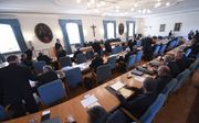 De Duitse bisschoppenconferentie komt deze week bijeen in Fulda. beeld AFP, ARNE DEDERT
