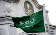 Het Saudische consulaat in Istanbul. beeld AFP, Yasin Akgul