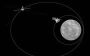 Vanaf december 2015 zal de Europese Mercury Planetary Orbiter elke 2,3 uur een kleinrondje om planeet Mercurius maken. De Japanse Mercury Magnetospheric Orbiter zal in 9,3 uur tijd een grotere, ellipsvormige baan beschrijven. beeld ESA/ATG medialab