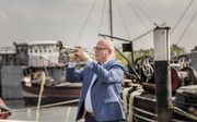 Capellenaar Wilhelm Groenendijk viert zijn 25 jarig jubileum als trompettist.            beeld RD, Henk Visscher