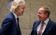 Wilders en Van der Staaij, beeld ANP, Jerry Lampen.