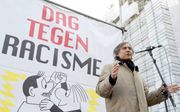 In 2010 sprak Mohammed Rabbae tijdens de Dag tegen Racisme op de Dam in Amsterdam. beeld Wikimedia