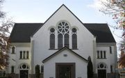 De voormalige gereformeerde Kruiskerk in Heerenveen. beeld Wikimedia