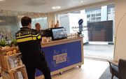 Koffiebar De Blauwe Boon in het Haagse politiebureau. beeld Politie Den Haag
