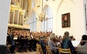 Scholieren werken mee aan de uitvoering van Händels ”Messiah”. Foto uit 2014. beeld RD, Anton Dommerholt