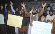 Islamitische activisten protesteerden dinsdag in Hyderabad, een stad in de provincie Sindh in Pakistan, tegen de definitieve vrijlating van Asia Bibi. De christelijke vrouw zat ruim acht jaar gevangen op beschuldiging van godslastering. In november sprak 