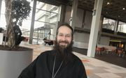 De Grieks-orthodoxe priester Alexandros Chouliaras verdedigde donderdag in Amsterdam zijn proefschrift over de Byzantijnse theoloog Gregorius Palama. „Orthodoxen geloven in een mystieke eenheid met God.” beeld RD